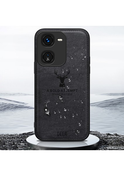 Vivo Iqoo Z9X 5g Telefon Kılıfı Kumaş Doku Deri + Pc + Tpu Kapak Geyik Desenli-Mavi (Yurt Dışından) fırsatları