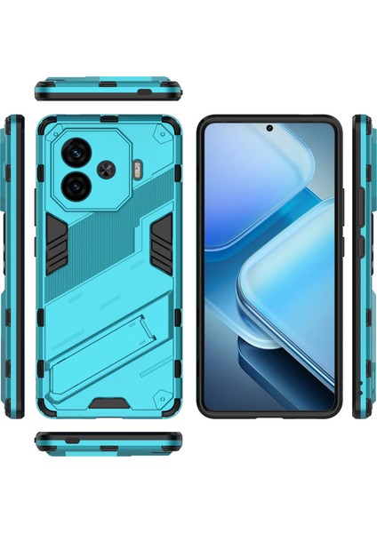 Vivo Iqoo Z9 Turbo 5g Kılıf Pc+Tpu Darbeye Dayanıklı Çizilmez Telefon Kılıfı Kickstand Ile-Bebek Mavisi (Yurt Dışından) indirimleri