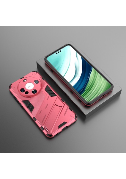 Huawei Mate 60 Kapak Pc+Tpu Darbeye Dayanıklı Telefon Kılıfı Kickstand Ile-Gül (Yurt Dışından) fırsatları