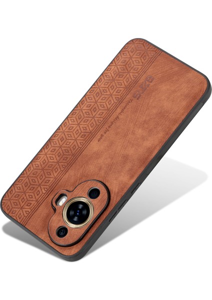 Azns Baskılı Telefon Kılıfı Huawei Nova 11/nova 12S 4g/nova 12 Lite 4g,pu Deri Kaplamalı Tpu Akıllı Telefon Kılıfı-Kahverengi (Yurt Dışından) modelleri