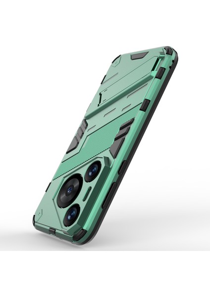 Huawei Pura 70 Pro/pura 70 Pro+Kılıf Kickstand Pc+Tpu Düşmeye Karşı Telefon Kılıfı-Yeşil (Yurt Dışından) modelleri