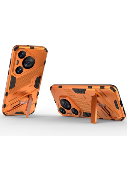 Huawei Pura 70 Pro/pura 70 Pro+Kılıf Kickstand Pc+Tpu Düşmeye Karşı Telefon Kılıfı-Turuncu (Yurt Dışından) fiyatları