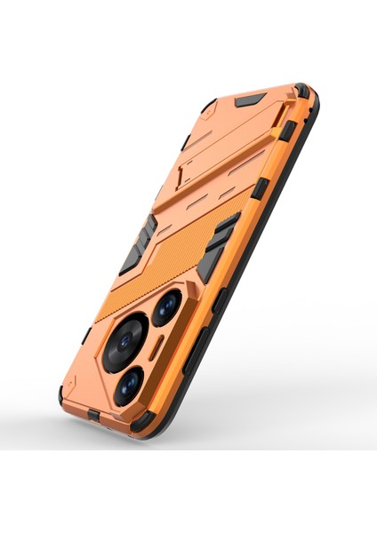 Huawei Pura 70 Pro/pura 70 Pro+Kılıf Kickstand Pc+Tpu Düşmeye Karşı Telefon Kılıfı-Turuncu (Yurt Dışından) modelleri