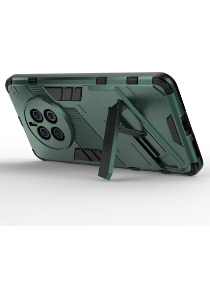 Huawei Mate 50 Telefon Kılıfı Pc+Tpu Hibrit Darbeye Dayanıklı Kılıf Kickstand Eller Serbest Koruyucu Kılıf-Yeşil (Yurt Dışından) fırsatları