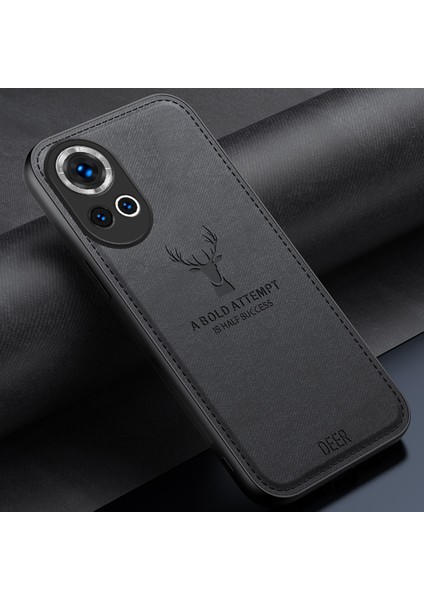 Huawei Nova 13 5g Kılıf Geyik Desenli Kumaş Doku Pu Deri Hibrit Telefon Kılıfı-Siyah (Yurt Dışından) fiyatları