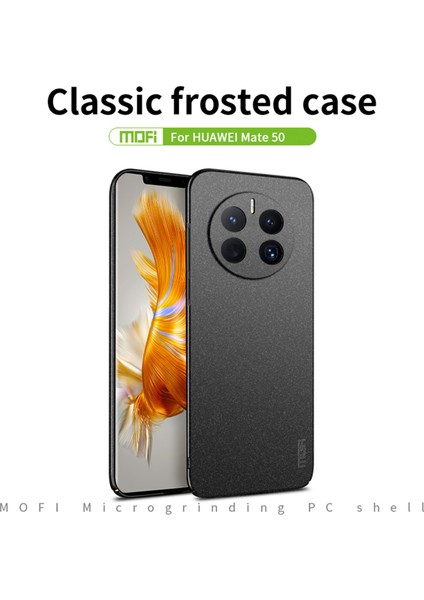 Mofı Shield Mat Serisi Huawei Mate 50 4g Ultra Ince Telefon Kılıfı Düşmeye Karşı Sert Pc Koruyucu Arka Kapak-Gri (Yurt Dışından) fiyatları