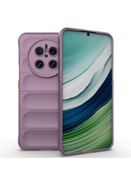 Huawei Mate 70 Kılıf Düşmeye Karşı Yumuşak Tpu Sağlam Telefon Arka Kapağı-Açık Mor (Yurt Dışından)