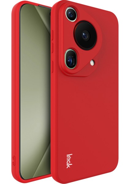 Imak Uc-4 Serisi Huawei Pura 70 Ultra Tpu Kılıf Düz Kenarlı Düşmeye Dayanıklı Telefon Kılıfı-Kırmızı (Yurt Dışından)