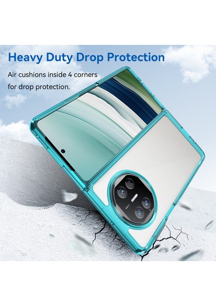 Huawei Mate X5/mate X3 5g Kılıf Tpu+Akrilik Katlanır Telefon Kılıfı-Şeffaf Mavi (Yurt Dışından) fiyatları