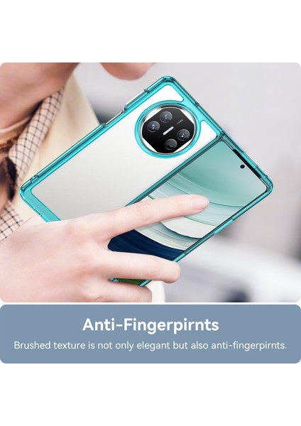 Huawei Mate X5/mate X3 5g Kılıf Tpu+Akrilik Katlanır Telefon Kılıfı-Şeffaf Mavi (Yurt Dışından) fırsatları
