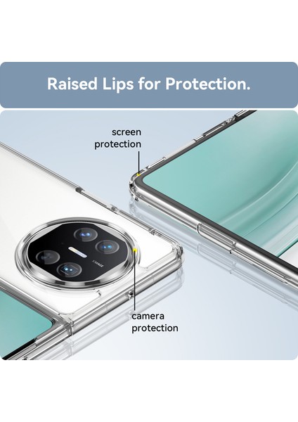 Huawei Mate X5/mate X3 5g Kılıf Tpu+Akrilik Katlanır Telefon Kılıfı-Şeffaf (Yurt Dışından) indirimleri