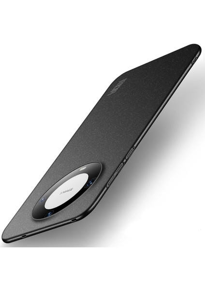 Mofı Shield Mat Serisi Huawei Mate 60 Pro Sert Pc Telefon Kılıfı Parmak Izi Önleyici Telefon Kılıfı-Siyah (Yurt Dışından)