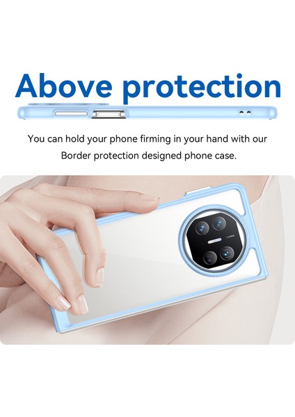 Huawei Mate X5/mate X3 5g Kılıf Tpu+Akrilik Katlanır Telefon Kılıfı-Mavi (Yurt Dışından) modelleri