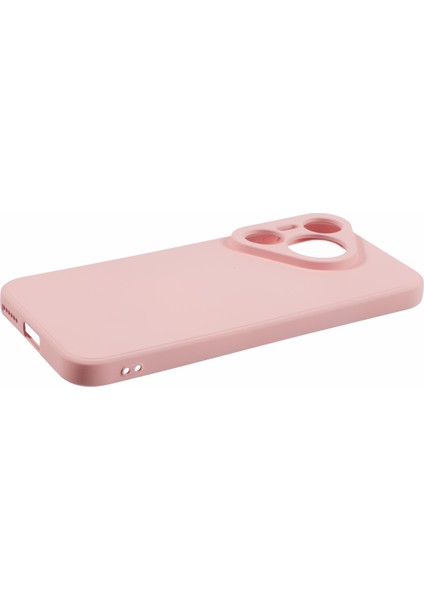 Huawei Pura 70 Pro/70 Pro+Kılıf Fiber Astar Yumuşak Tpu Düz Renk Telefon Kılıfı-Pembe (Yurt Dışından)