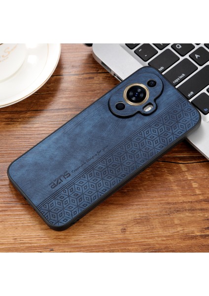Azns Huawei Nova 11 Pro/nova 11 Ultra Baskılı Telefon Kılıfı Pu Deri+Tpu Telefon Kılıfı-Mavi (Yurt Dışından) indirimleri