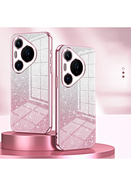 Huawei Pura 70 Pro/pura 70 Pro+Elektrokaplama Cep Telefonu Kılıfı Degrade Parıltılı Tpu Kapak-Yeşil (Yurt Dışından) fiyatları