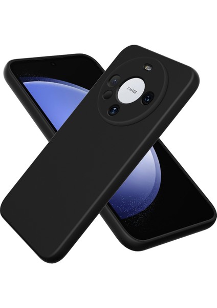 Huawei Mate 60 Kılıf Için Telefon Kılıfı Darbeye Dayanıklı Sıvı Silikon Cep Telefonu Kabuğu Kayışlı-Siyah (Yurt Dışından) fiyatları