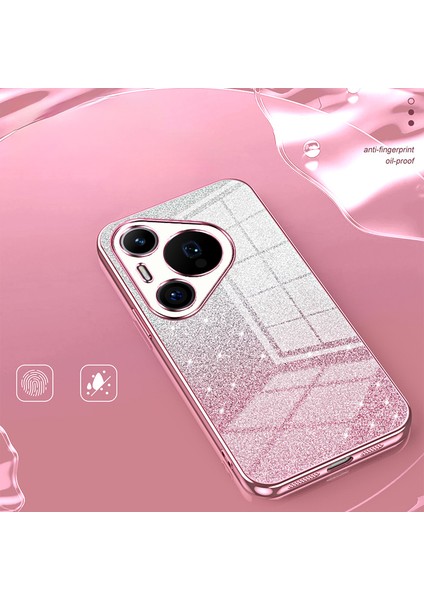 Huawei Pura 70 Pro/pura 70 Pro+Elektrokaplama Cep Telefonu Kılıfı Degrade Parıltılı Tpu Kapak-Mavi (Yurt Dışından) fırsatları