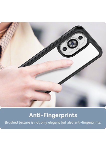 Huawei Nova 12S 4g/nova 12 Lite 4g Kılıf Tpu+Akrilik Telefon Kabuğu Cep Telefonu Aksesuarları-Siyah (Yurt Dışından) fırsatları