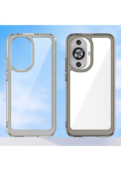 Huawei Nova 12S 4g/nova 12 Lite 4g Kılıf Tpu+Akrilik Telefon Kabuğu Cep Telefonu Aksesuarları-Şeffaf Gri (Yurt Dışından) indirimleri