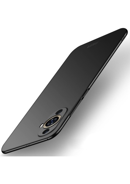 Huawei Nova 11 Pro/nova 11 Ultra Mat Telefon Kılıfı Koruyucu Pc Telefon Kılıfı-Siyah (Yurt Dışından)