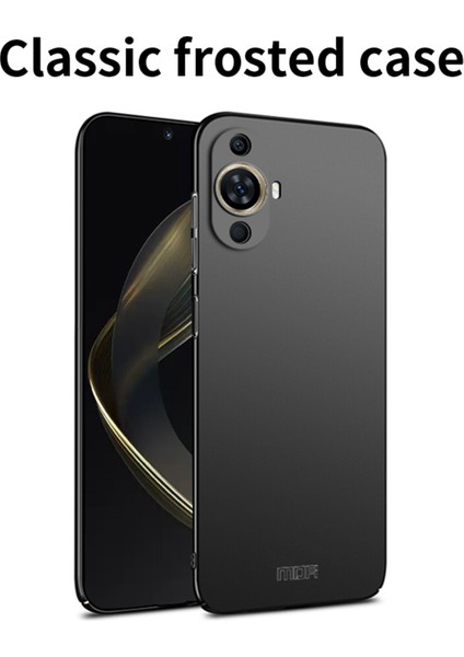 Huawei Nova 11 Pro/nova 11 Ultra Mat Telefon Kılıfı Koruyucu Pc Telefon Kılıfı-Siyah (Yurt Dışından) fiyatları