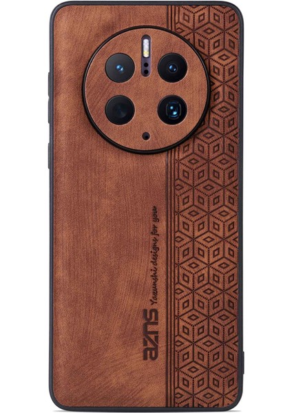 Azns Cep Telefonu Kılıfı Huawei Mate 50 Pro 4g, Baskılı Desenli Düşmeye Karşı Telefon Kılıfı Pu Deri Kaplamalı Tpu Kabuk-Kahverengi (Yurt Dışından) fiyatları