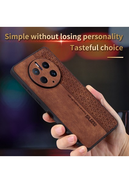 Azns Cep Telefonu Kılıfı Huawei Mate 50 Pro 4g, Baskılı Desenli Düşmeye Karşı Telefon Kılıfı Pu Deri Kaplamalı Tpu Kabuk-Kahverengi (Yurt Dışından) indirimleri