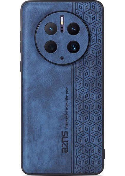 Azns Cep Telefonu Kılıfı Huawei Mate 50 Pro 4g, Baskılı Desenli Düşmeye Karşı Telefon Kılıfı Pu Deri Kaplamalı Tpu Kabuk-Mavi (Yurt Dışından) modelleri