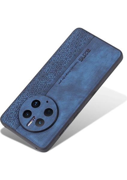 Azns Cep Telefonu Kılıfı Huawei Mate 50 Pro 4g, Baskılı Desenli Düşmeye Karşı Telefon Kılıfı Pu Deri Kaplamalı Tpu Kabuk-Mavi (Yurt Dışından) fırsatları