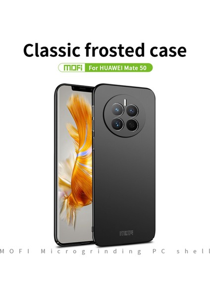 Huawei Mate 50 4g Ultra Ince Mat Telefon Kılıfı Düşmeye Dayanıklı Sert Pc Arka Kılıf Kayışlı-Mavi (Yurt Dışından) fiyatları