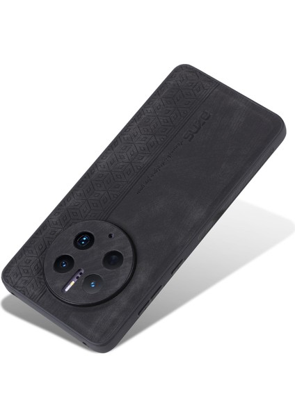 Azns Cep Telefonu Kılıfı Huawei Mate 50 Pro 4g, Baskılı Desenli Düşmeye Karşı Telefon Kılıfı Pu Deri Kaplamalı Tpu Kabuk-Siyah (Yurt Dışından) modelleri