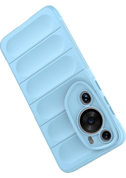 Huawei P60 Art Şok Emici Telefon Kabuğu Yumuşak Tpu Cep Telefonu Kılıfı Toz Geçirmez Koruyucu Kapak-Bebek Mavisi (Yurt Dışından) fırsatları