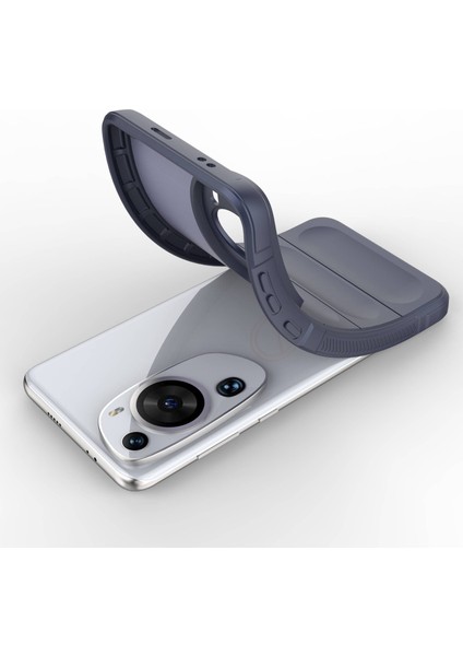 Huawei P60 Art Şok Emici Telefon Kabuğu Yumuşak Tpu Cep Telefonu Kılıfı Toz Geçirmez Koruyucu Kapak-Koyu Mavi (Yurt Dışından) fırsatları