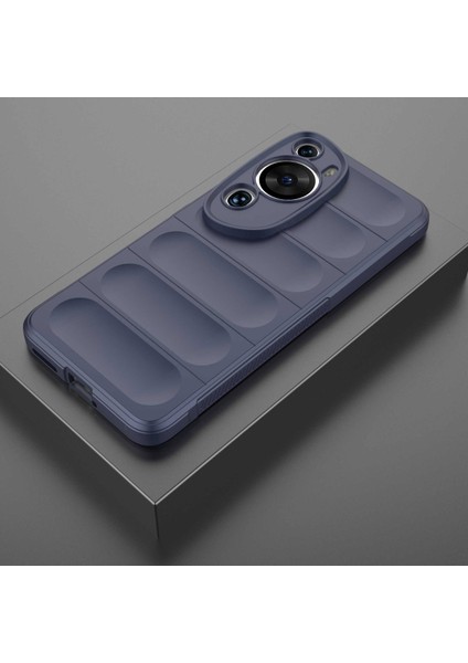 Huawei P60 Art Şok Emici Telefon Kabuğu Yumuşak Tpu Cep Telefonu Kılıfı Toz Geçirmez Koruyucu Kapak-Koyu Mavi (Yurt Dışından) indirimleri