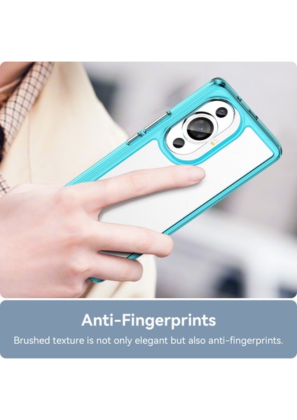 Huawei Nova 11 Pro/nova 11 Ultra Şeffaf Telefon Kılıfı Tpu+Akrilik Akıllı Telefon Kılıfı-Şeffaf Mavi (Yurt Dışından) indirimleri