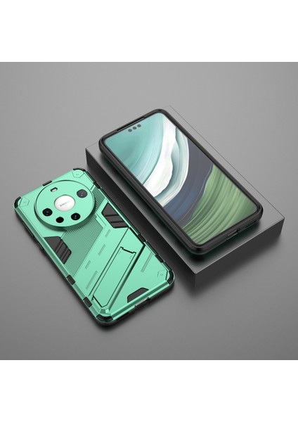 Huawei Mate 60 Pro Kickstand Arka Kapak Pc+Tpu Darbeye Dayanıklı Akıllı Telefon Kılıfı-Yeşil (Yurt Dışından) indirimleri