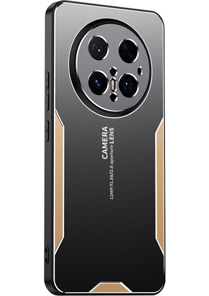Huawei Mate 70 Pro/70 Pro+Telefon Kılıfı Alüminyum Alaşımlı Tpu Pc Arka Kapak-Altın (Yurt Dışından)