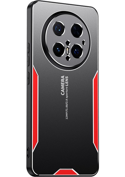Huawei Mate 70 Pro/70 Pro+Telefon Kılıfı Alüminyum Alaşımlı Tpu Pc Arka Kapak-Kırmızı (Yurt Dışından)