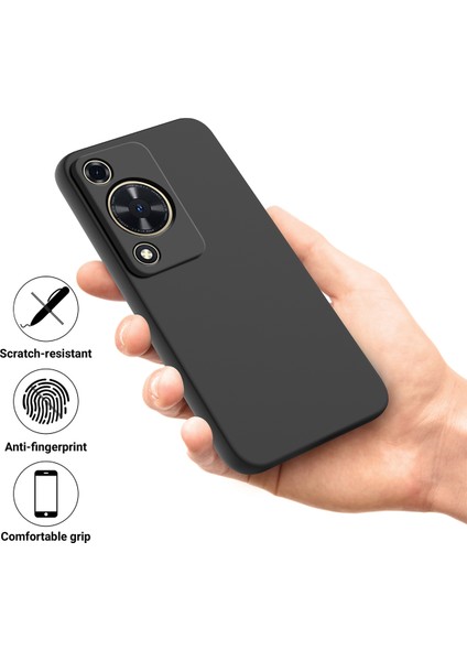 Huawei Nova Y72 4g/enjoy 70 Çizilmez Sıvı Silikon Telefon Kılıfı Askılı-Siyah (Yurt Dışından) indirimleri