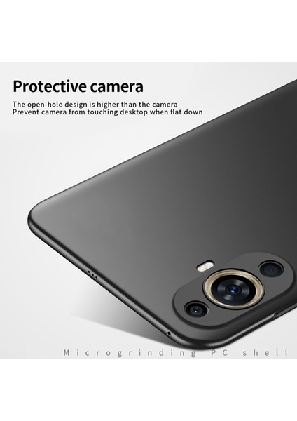 Huawei Nova 11 Pro/nova 11 Ultra Mat Telefon Kılıfı Koruyucu Pc Telefon Kılıfı-Siyah (Yurt Dışından) fırsatları