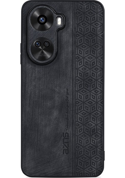 Azns Huawei Nova 11 Se/nova 12 Se 4g Kılıf Baskılı Pu Deri+Tpu Cep Telefonu Arka Kapağı-Siyah (Yurt Dışından)