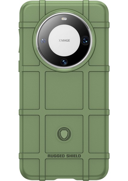 Huawei Mate 60 Pro Kılıf Kabuk Kare Izgara Dokulu Tpu Telefon Kılıfı-Yeşil (Yurt Dışından) fiyatları