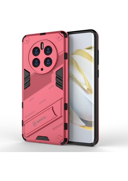 Huawei Mate 50 Pro Telefon Kılıfı Kickstand Pc + Tpu Hibrit Koruyucu Kılıf Düşmeye Karşı Darbeye Dayanıklı Kapak-Gül (Yurt Dışından)