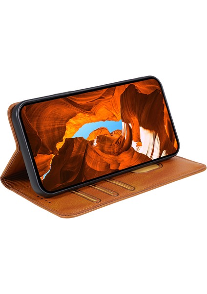 Huawei Mate 60 Pro Cep Telefonu Kılıfı Pu Deri Dana Doku Standı Cüzdan Kılıfı-Haki (Yurt Dışından) indirimleri