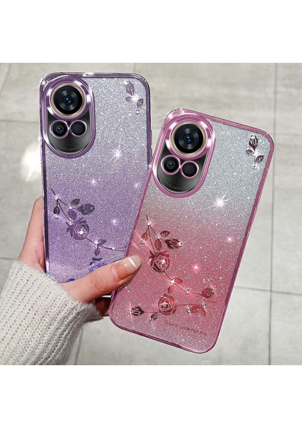 Kadem Huawei Nova 13 Kılıf Çiçek Tpu Esnek Degrade Telefon Kılıfı-Mor (Yurt Dışından) fırsatları