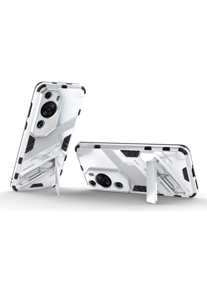Huawei P60 Art Pc+Tpu Defender Telefon Kılıfı Kickstand Darbeye Dayanıklı Kapak-Beyaz (Yurt Dışından) modelleri