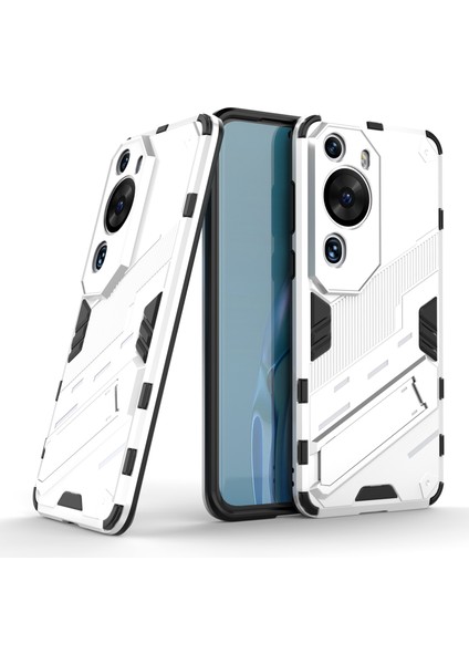 Huawei P60 Art Pc+Tpu Defender Telefon Kılıfı Kickstand Darbeye Dayanıklı Kapak-Beyaz (Yurt Dışından) indirimleri