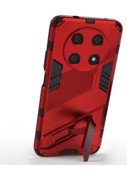 Huawei Enjoy 50 Pro 4g/nova Y90 4g Darbeye Dayanıklı Kılıf Kickstand Pc+Tpu Hibrit Telefon Kılıfı Düşmeye Lı Kapak-Kırmızı (Yurt Dışından) indirimleri