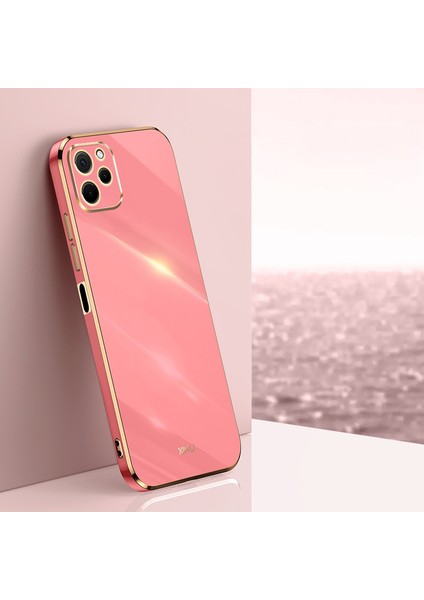 Xınlı Huawei Nova Y61 4g Galvanik Çerçeve Telefon Kılıfı Tpu Kapak Kamera Lens Korumalı-Kırmızı (Yurt Dışından) fırsatları